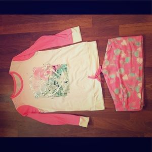girls pajama set